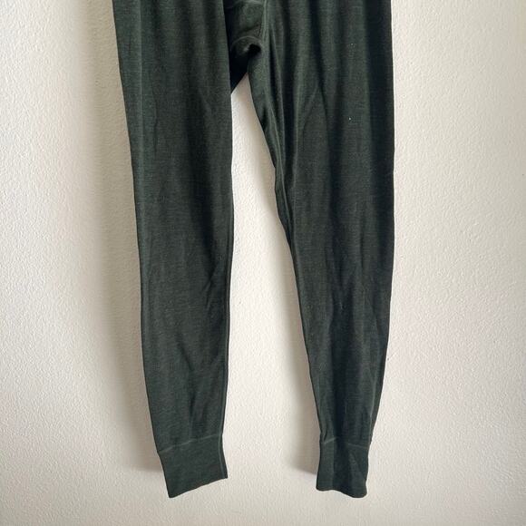 Meriwool Layers Wool Base Layer Mens Bottom Pants SZTL 100% Merino Wool Green - Picture 3 of 8